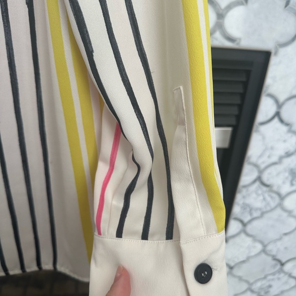 MARELLA Art 365 Striped Blouse - Size Medium - Picture 7 of 7